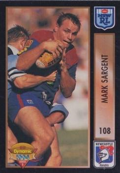 1994 Dynamic Rugby League Series 1 #108 Mark Sargent Front